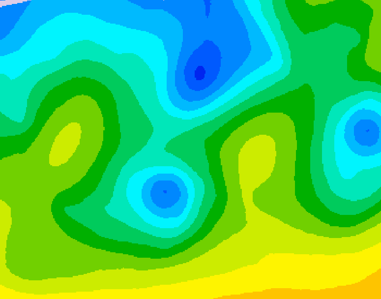 GDPS 500 millibar geopotential height 126 hour forecast chart for Canada based on 2026/04/20 1200Z data