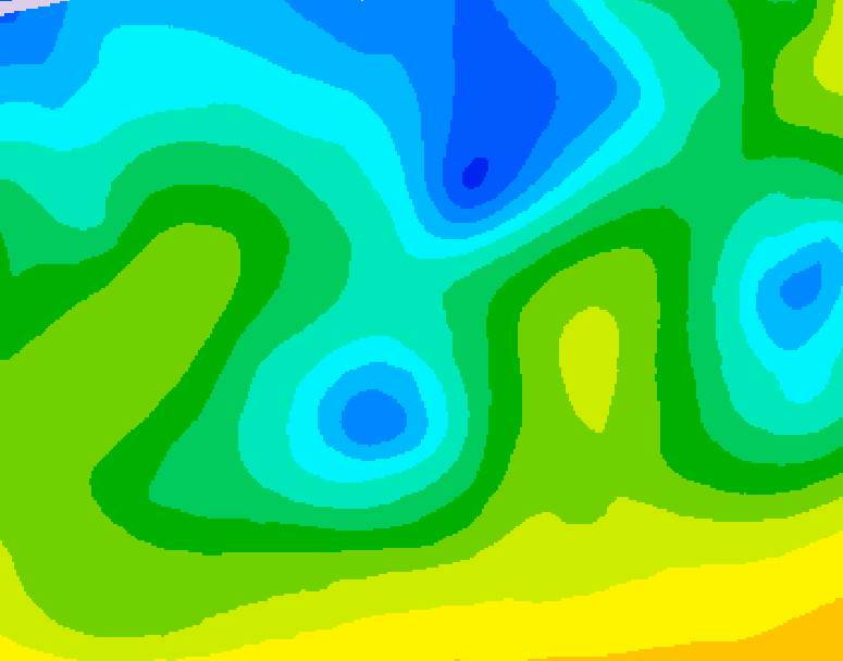 GDPS 500 millibar geopotential height 138 hour forecast chart for Canada based on 2026/04/20 1200Z data
