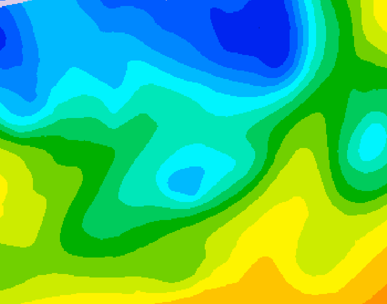 GDPS 500 millibar geopotential height 174 hour forecast chart for Canada based on 2026/04/20 1200Z data