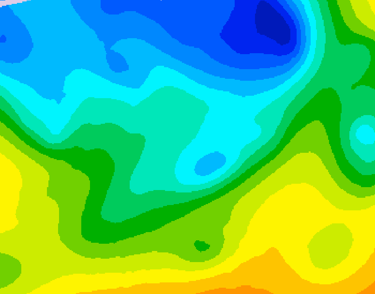 GDPS 500 millibar geopotential height 186 hour forecast chart for Canada based on 2026/04/20 1200Z data