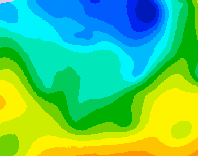 GDPS 500 millibar geopotential height 204 hour forecast chart for Canada based on 2026/04/20 1200Z data