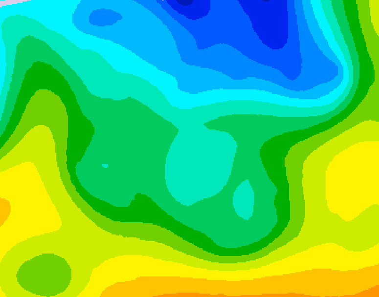 GDPS 500 millibar geopotential height 228 hour forecast chart for Canada based on 2026/04/20 1200Z data