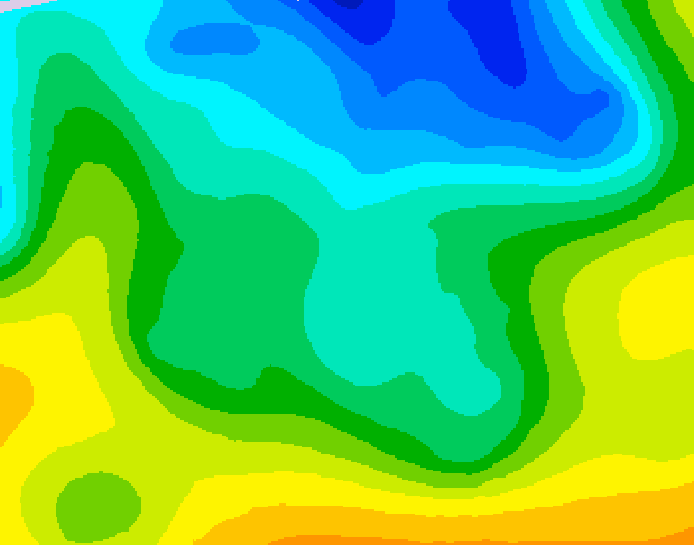GDPS 500 millibar geopotential height 234 hour forecast chart for Canada based on 2026/04/20 1200Z data