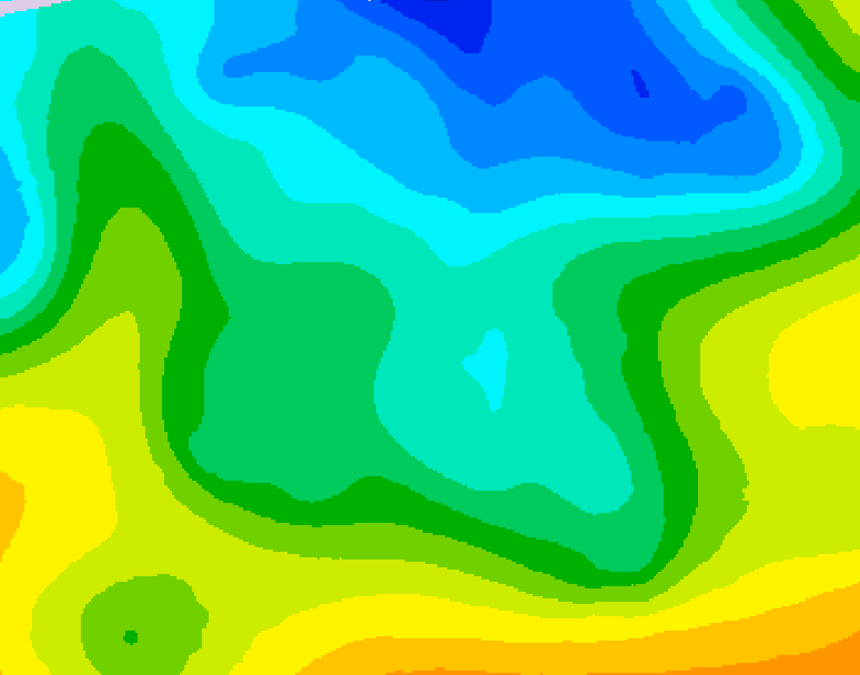 GDPS 500 millibar geopotential height 240 hour forecast chart for Canada based on 2026/04/20 1200Z data