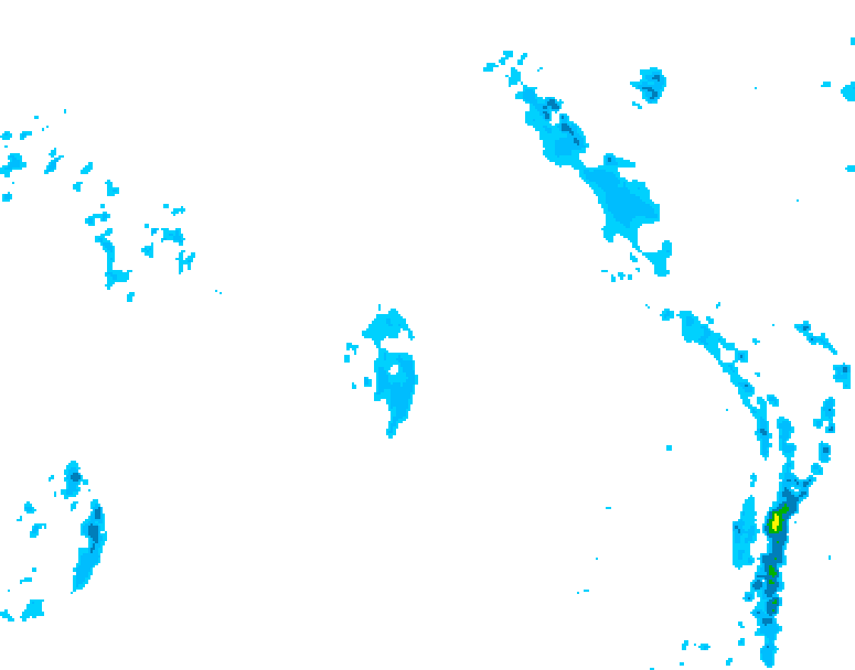 GDPS precipitation 012 hour forecast chart for Canada based on 2026/04/20 0000Z data