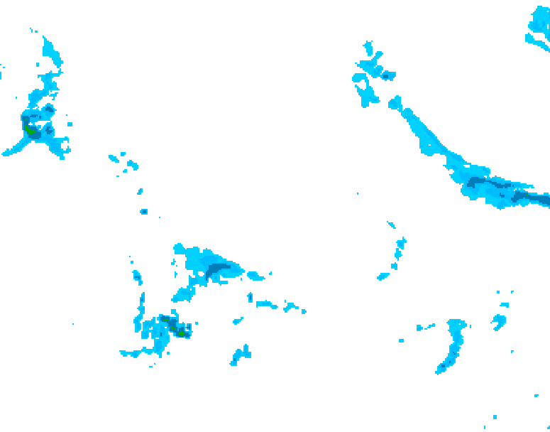 GDPS precipitation 078 hour forecast chart for Canada based on 2026/04/20 0000Z data