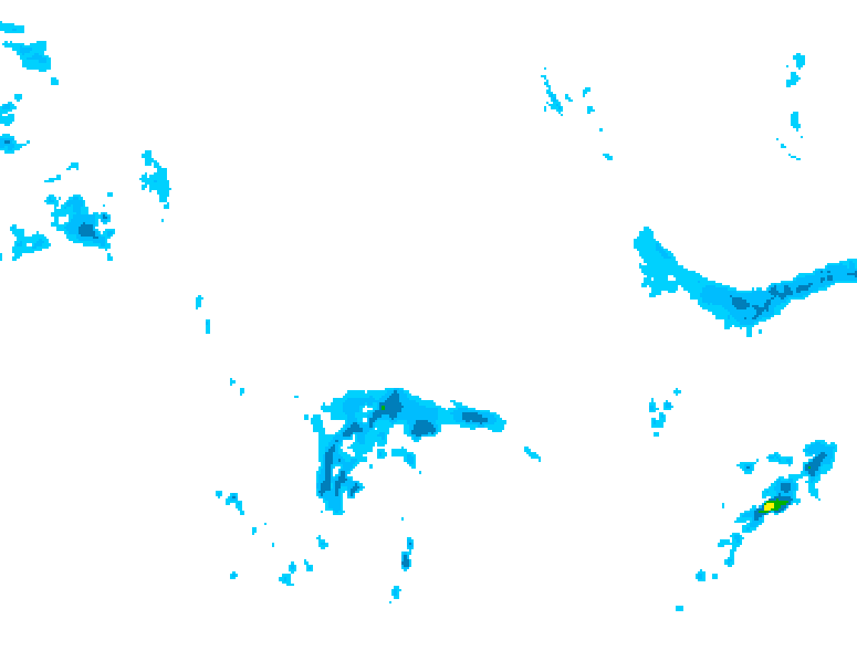 GDPS precipitation 090 hour forecast chart for Canada based on 2026/04/20 0000Z data
