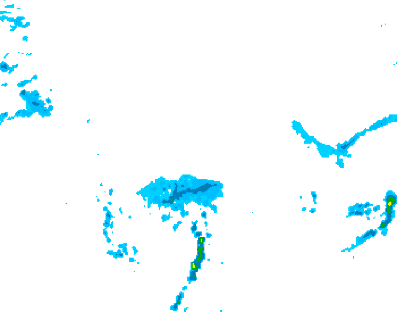GDPS precipitation 096 hour forecast chart for Canada based on 2026/04/20 0000Z data