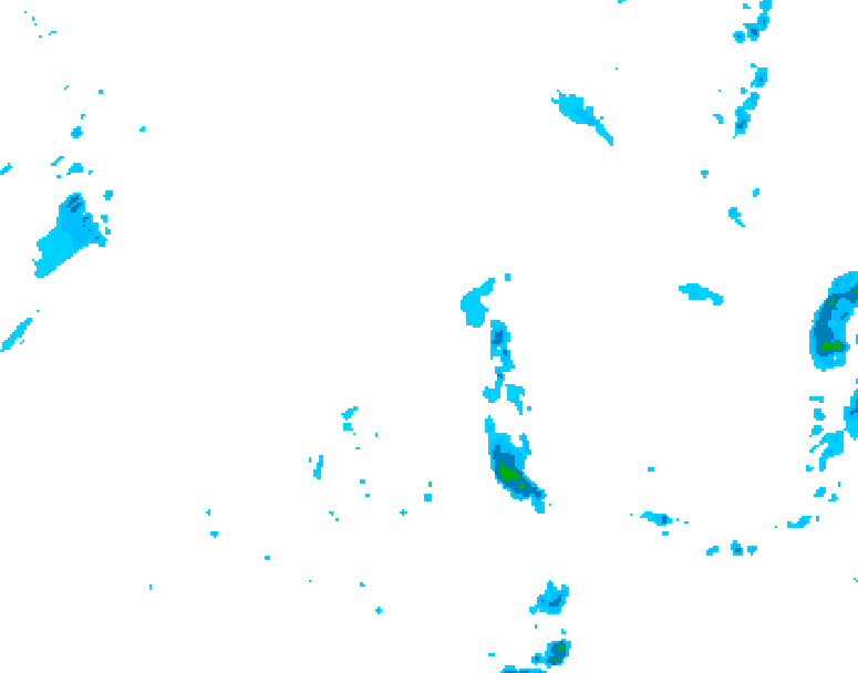 GDPS precipitation 126 hour forecast chart for Canada based on 2026/04/20 0000Z data