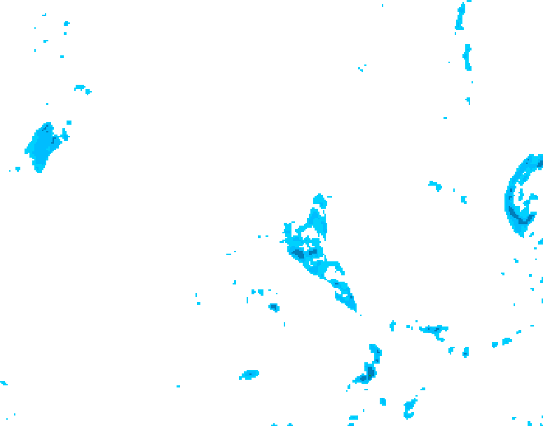 GDPS precipitation 132 hour forecast chart for Canada based on 2026/04/20 0000Z data