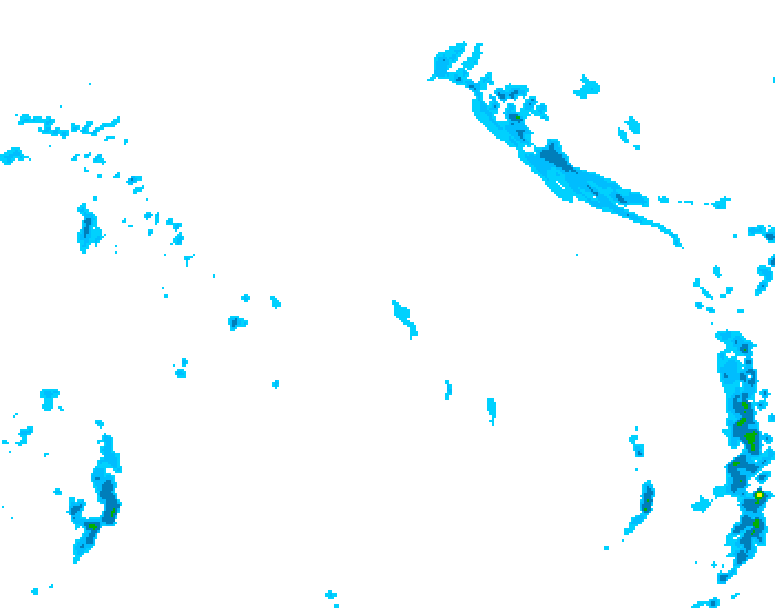 GDPS precipitation 018 hour forecast chart for Canada based on 2026/04/20 1200Z data