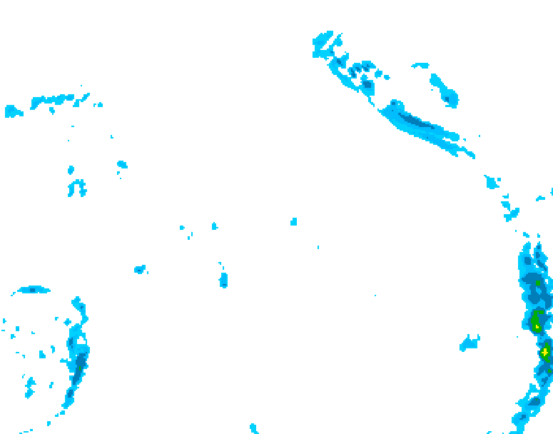 GDPS precipitation 024 hour forecast chart for Canada based on 2026/04/20 1200Z data