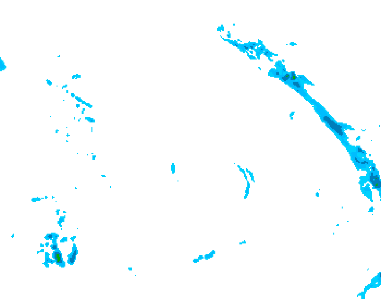 GDPS precipitation 036 hour forecast chart for Canada based on 2026/04/20 1200Z data