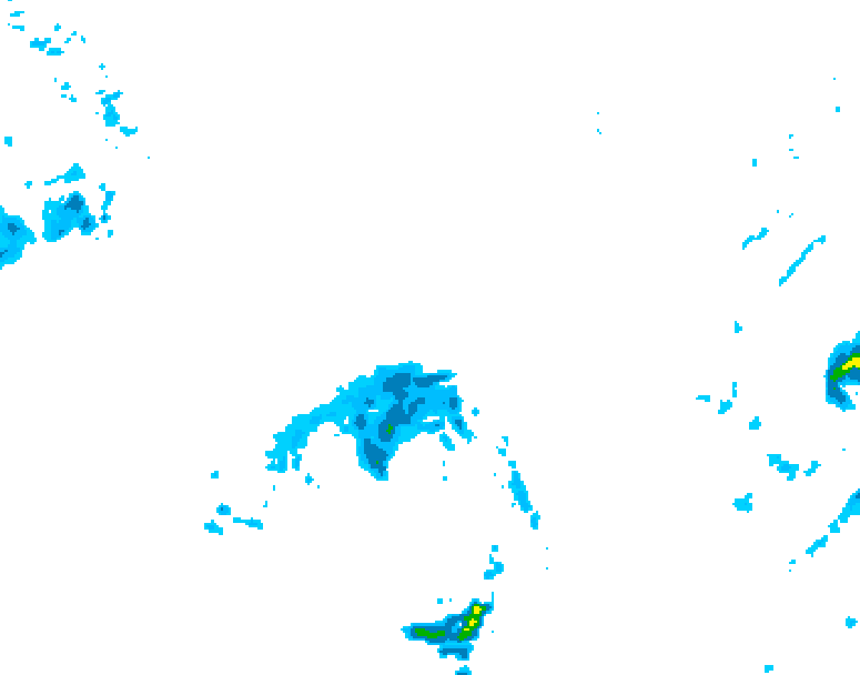 GDPS precipitation 096 hour forecast chart for Canada based on 2026/04/20 1200Z data