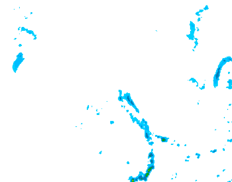 GDPS precipitation 120 hour forecast chart for Canada based on 2026/04/20 1200Z data