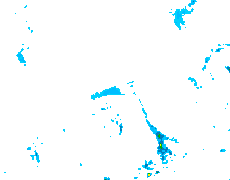 GDPS precipitation 132 hour forecast chart for Canada based on 2026/04/20 1200Z data