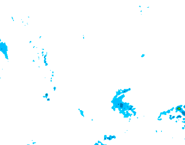 GDPS precipitation 210 hour forecast chart for Canada based on 2026/04/20 1200Z data