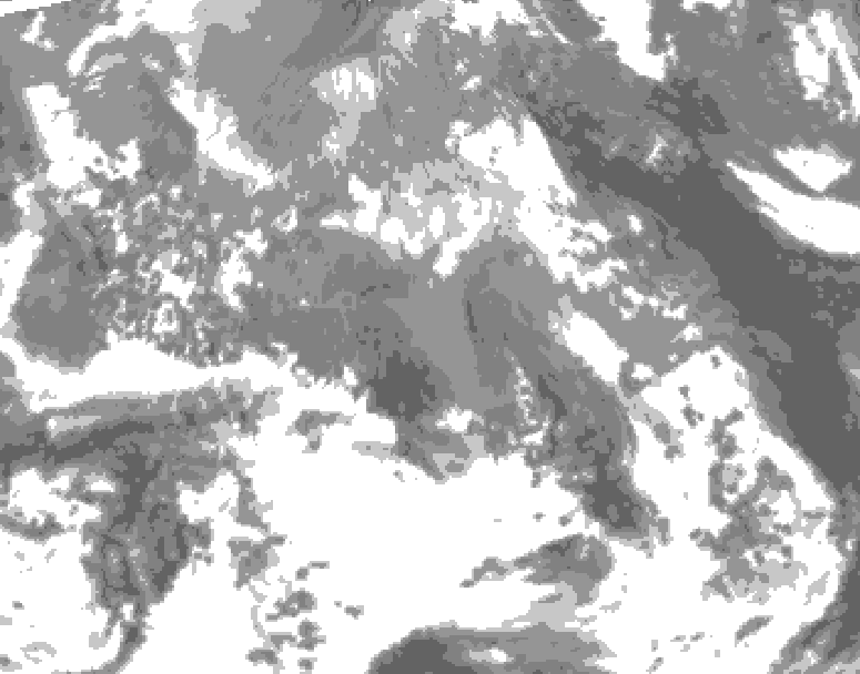 GDPS total cloud 048 hour forecast chart for Canada based on 2026/04/20 0000Z data