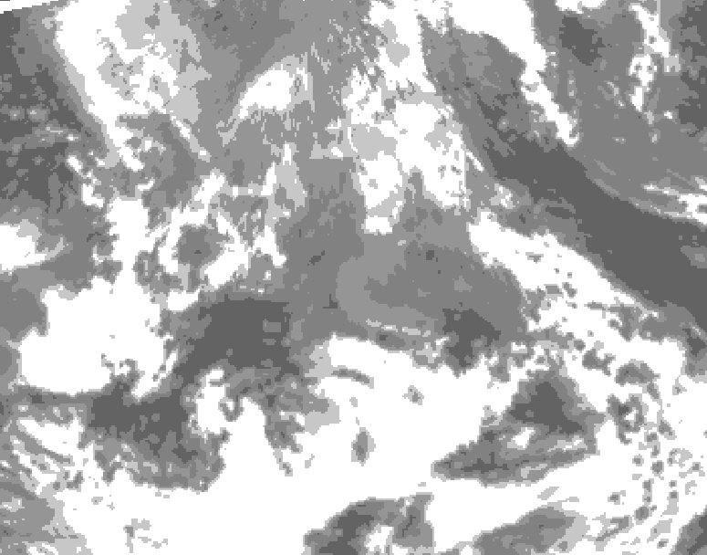 GDPS total cloud 066 hour forecast chart for Canada based on 2026/04/20 0000Z data