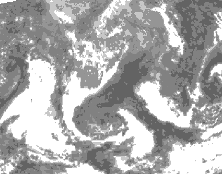 GDPS total cloud 138 hour forecast chart for Canada based on 2026/04/20 0000Z data