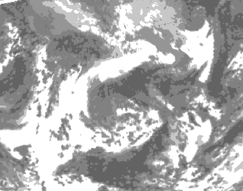 GDPS total cloud 174 hour forecast chart for Canada based on 2026/04/20 0000Z data