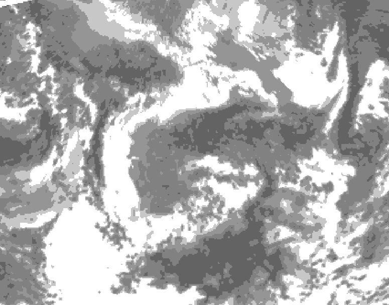 GDPS total cloud 186 hour forecast chart for Canada based on 2026/04/20 0000Z data