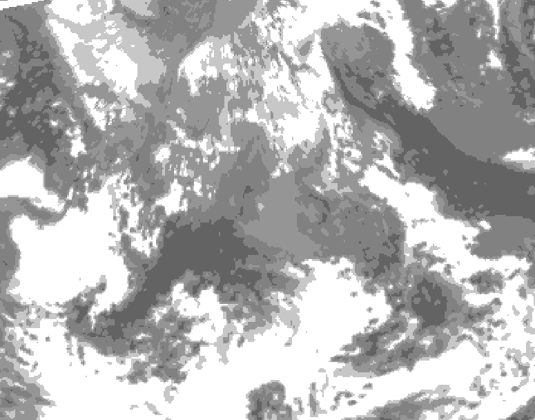 GDPS total cloud 060 hour forecast chart for Canada based on 2026/04/20 1200Z data