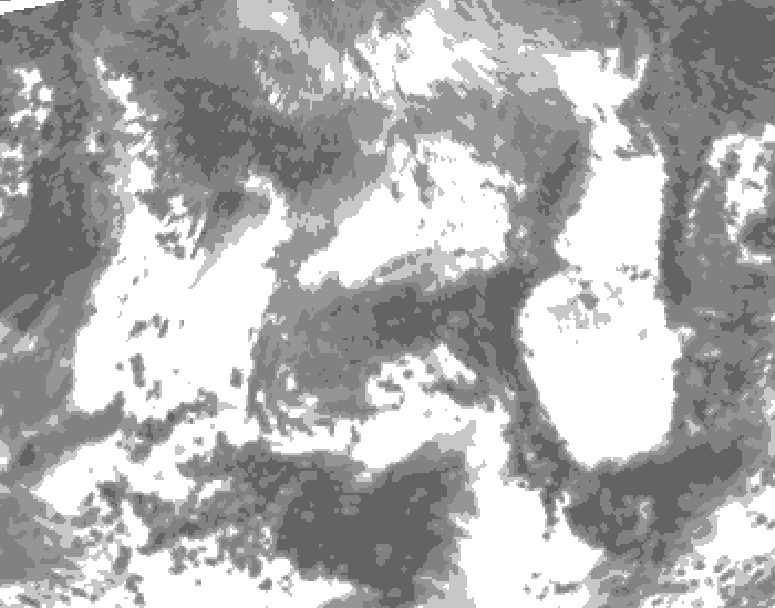 GDPS total cloud 162 hour forecast chart for Canada based on 2026/04/20 1200Z data