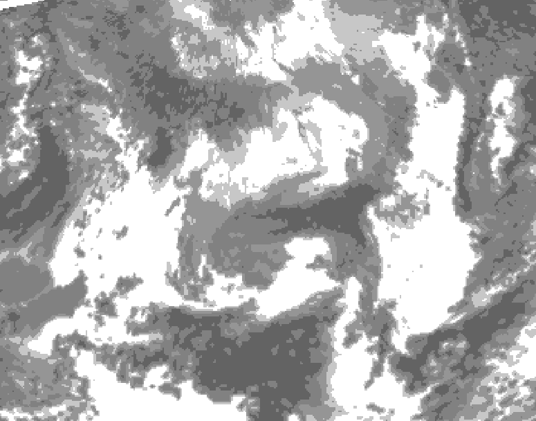 GDPS total cloud 168 hour forecast chart for Canada based on 2026/04/20 1200Z data