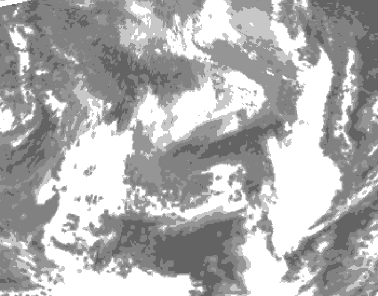 GDPS total cloud 174 hour forecast chart for Canada based on 2026/04/20 1200Z data