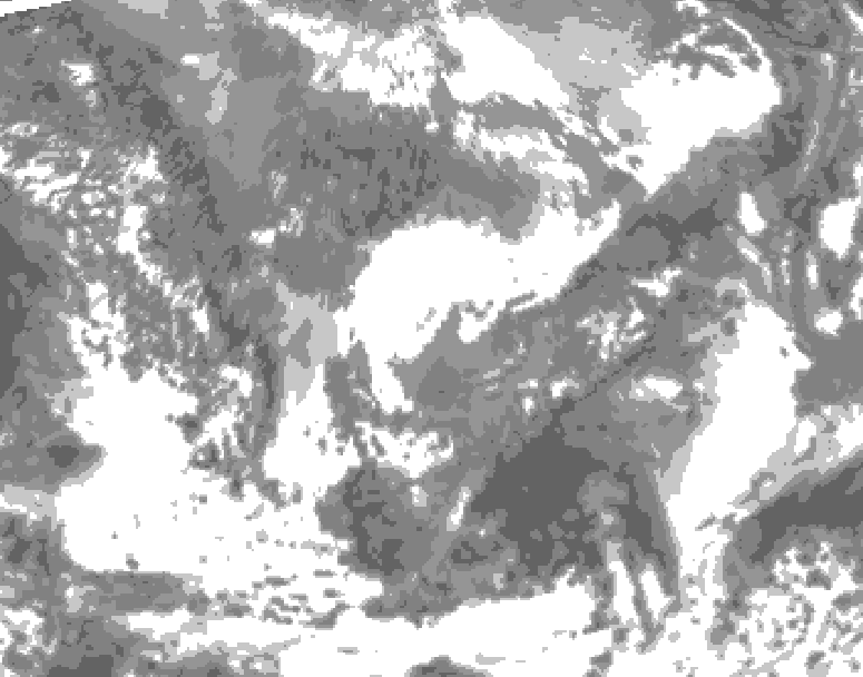 GDPS total cloud 204 hour forecast chart for Canada based on 2026/04/20 1200Z data