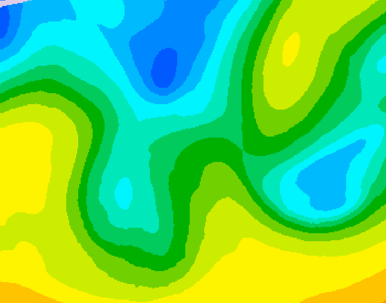 GDPS 500 millibar geopotential height 072 hour forecast chart for Canada based on 2026/04/21 0000Z data