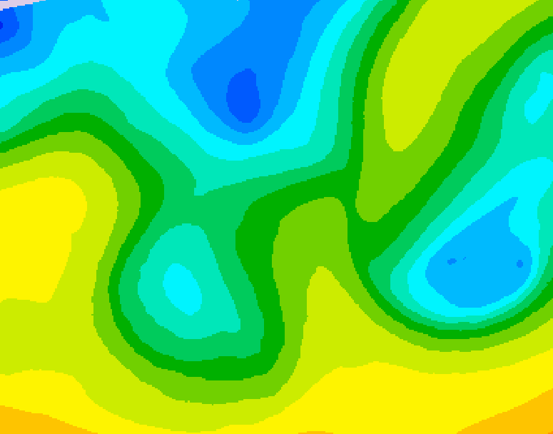 GDPS 500 millibar geopotential height 078 hour forecast chart for Canada based on 2026/04/21 0000Z data