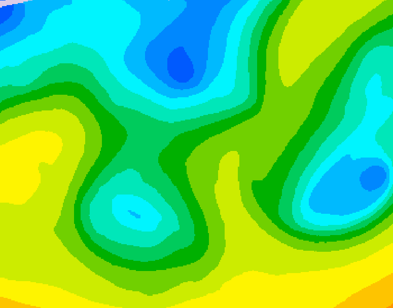 GDPS 500 millibar geopotential height 084 hour forecast chart for Canada based on 2026/04/21 0000Z data