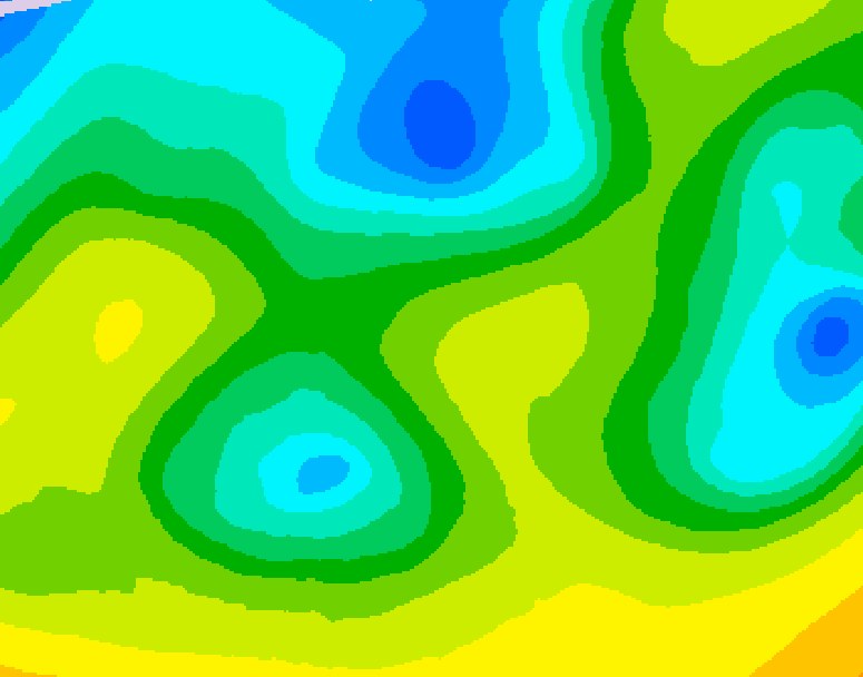 GDPS 500 millibar geopotential height 096 hour forecast chart for Canada based on 2026/04/21 0000Z data