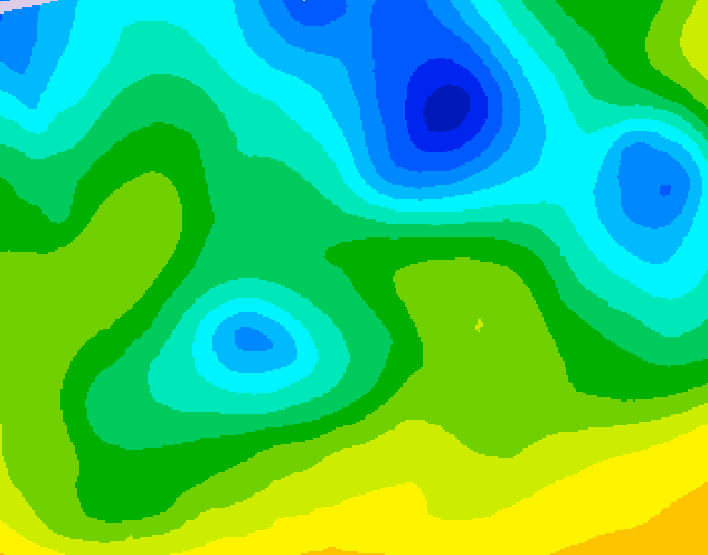 GDPS 500 millibar geopotential height 126 hour forecast chart for Canada based on 2026/04/21 0000Z data