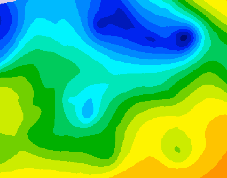 GDPS 500 millibar geopotential height 162 hour forecast chart for Canada based on 2026/04/21 0000Z data