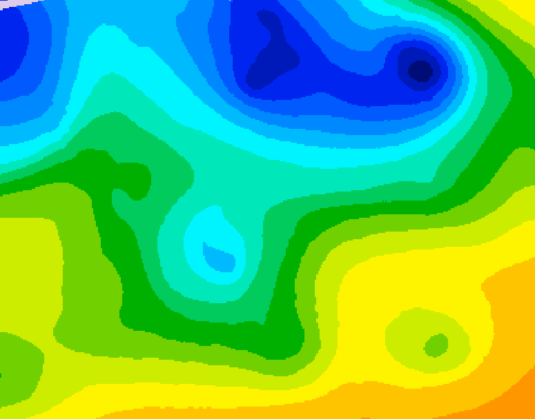 GDPS 500 millibar geopotential height 174 hour forecast chart for Canada based on 2026/04/21 0000Z data