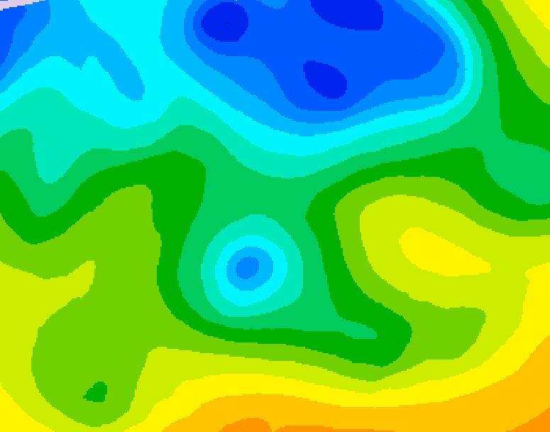 GDPS 500 millibar geopotential height 204 hour forecast chart for Canada based on 2026/04/21 0000Z data