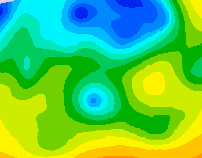 GDPS 500 millibar geopotential height 216 hour forecast chart for Canada based on 2026/04/21 0000Z data