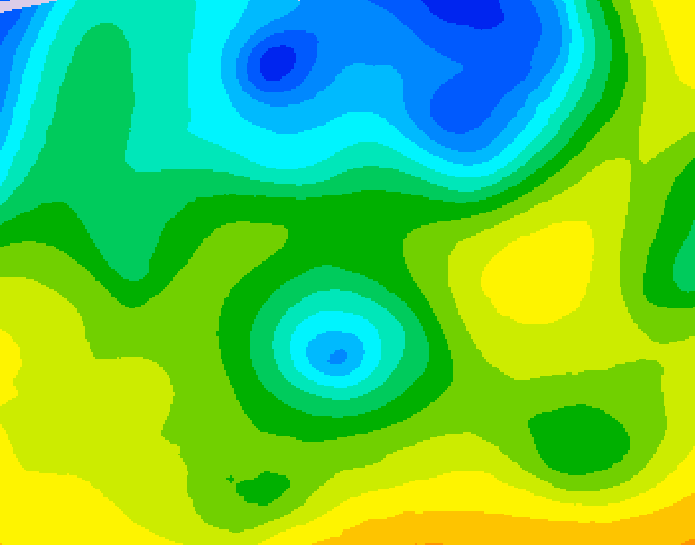 GDPS 500 millibar geopotential height 228 hour forecast chart for Canada based on 2026/04/21 0000Z data