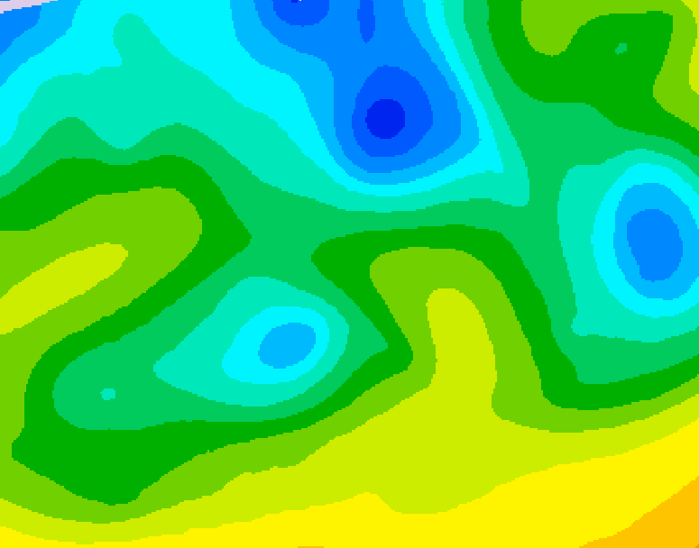 GDPS 500 millibar geopotential height 108 hour forecast chart for Canada based on 2026/04/21 1200Z data