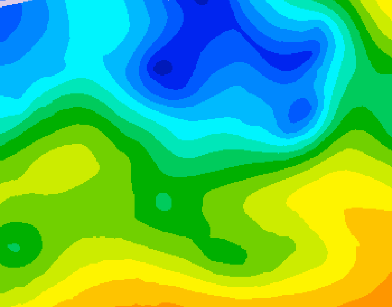 GDPS 500 millibar geopotential height 180 hour forecast chart for Canada based on 2026/04/21 1200Z data