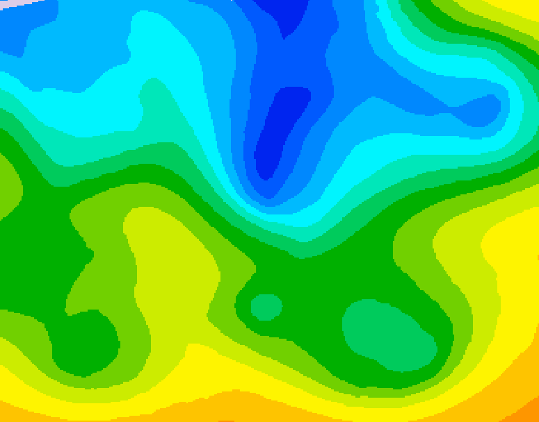 GDPS 500 millibar geopotential height 210 hour forecast chart for Canada based on 2026/04/21 1200Z data