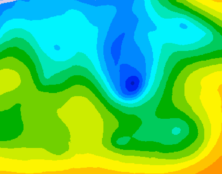 GDPS 500 millibar geopotential height 228 hour forecast chart for Canada based on 2026/04/21 1200Z data