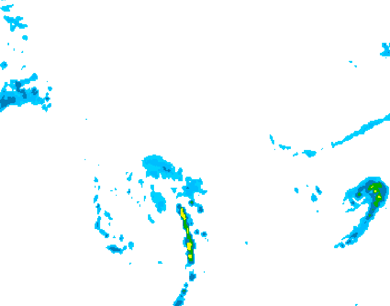 GDPS precipitation 072 hour forecast chart for Canada based on 2026/04/21 0000Z data