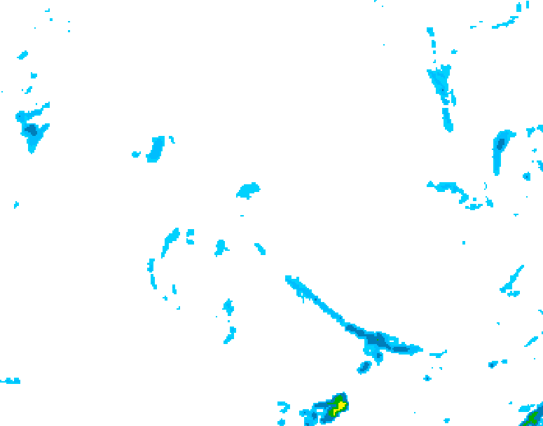 GDPS precipitation 108 hour forecast chart for Canada based on 2026/04/21 0000Z data