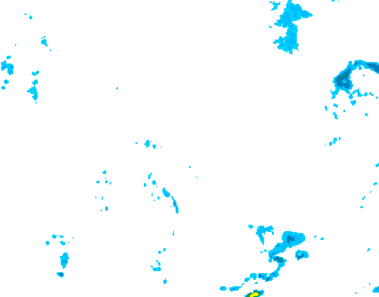 GDPS precipitation 120 hour forecast chart for Canada based on 2026/04/21 0000Z data