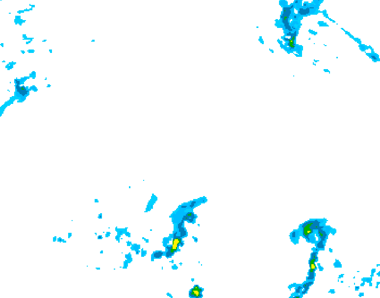 GDPS precipitation 150 hour forecast chart for Canada based on 2026/04/21 0000Z data