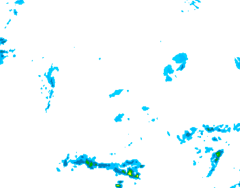 GDPS precipitation 222 hour forecast chart for Canada based on 2026/04/21 0000Z data